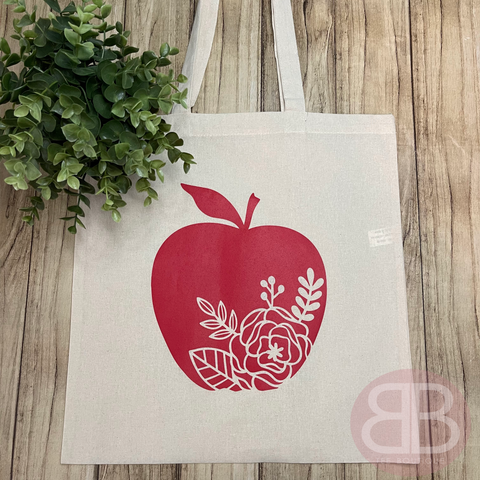 Red Apple Tote Bag